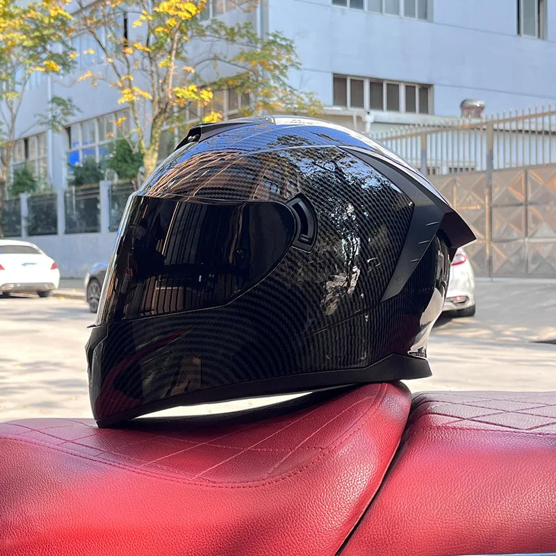 Motorcycle full Face Helmets for Men and Women Moto Racing helmet Adult safety helmet DOT certification
