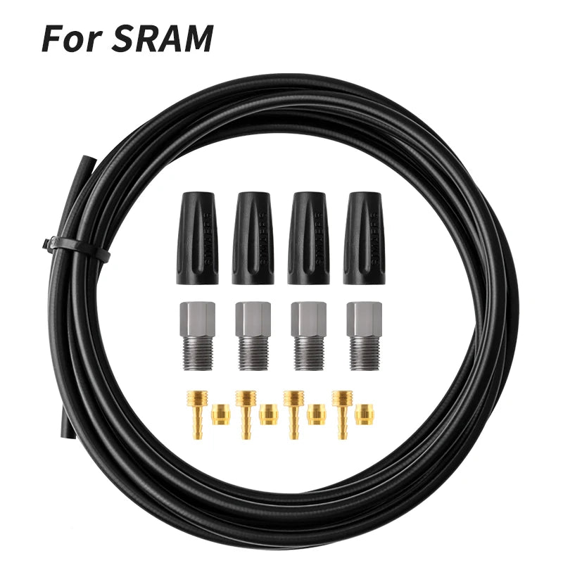 Bike Hydraulic Brake Cable Sets For SHIMANO SRAM MAGURA TEKTRO 5mm*3m MTB Mountain Bicycle Oil Disc Brake Hose