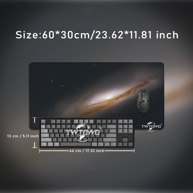 Space Starry Sky Mouse Pad Gaming XL Custom Large Home Mousepad XXL Soft Non-Slip Natural Rubber Gaming laptop Desktop Mouse Pad