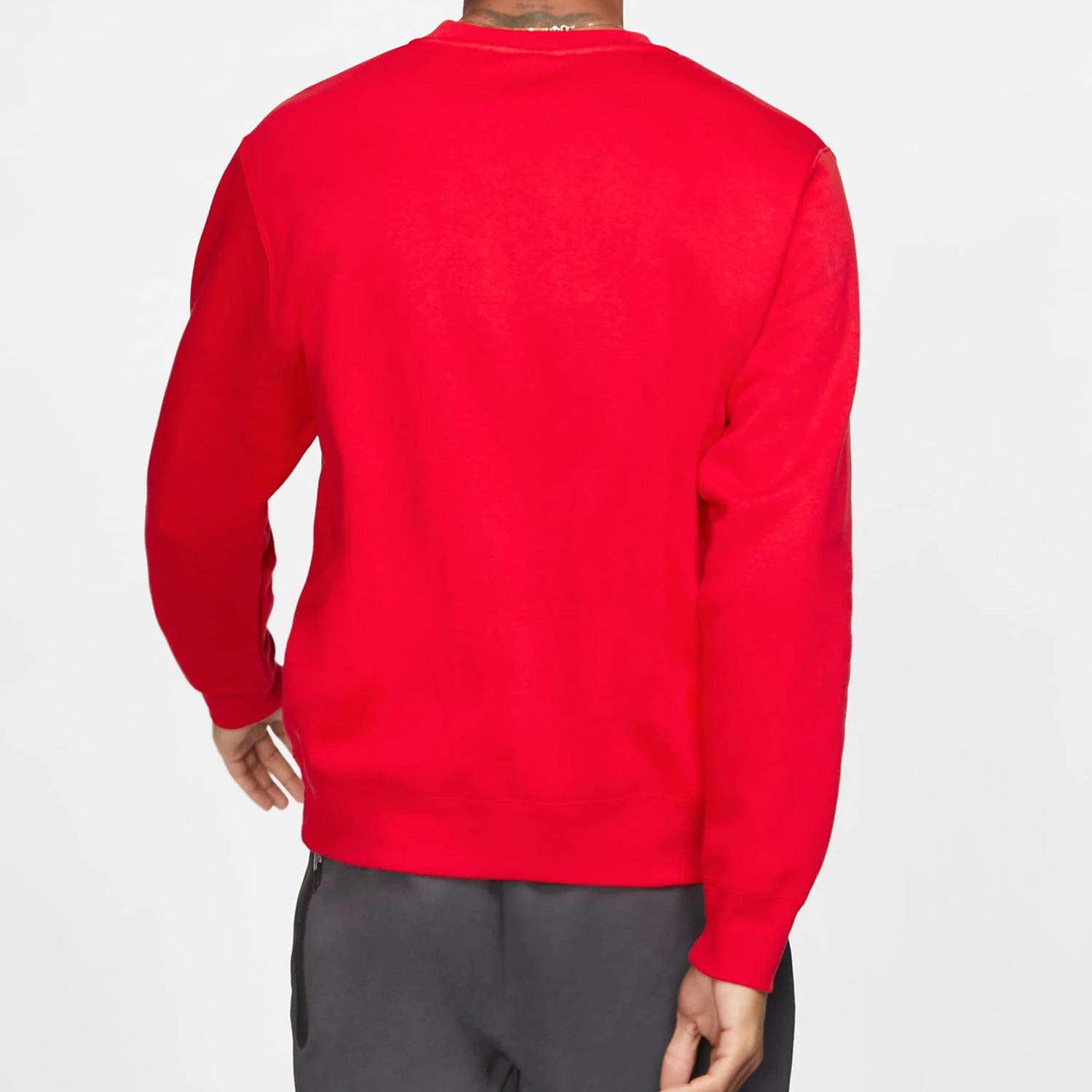 Nike Official Authentic Men's Fleece Knit Round Neck Sweatshirt Pullover BV2663-657