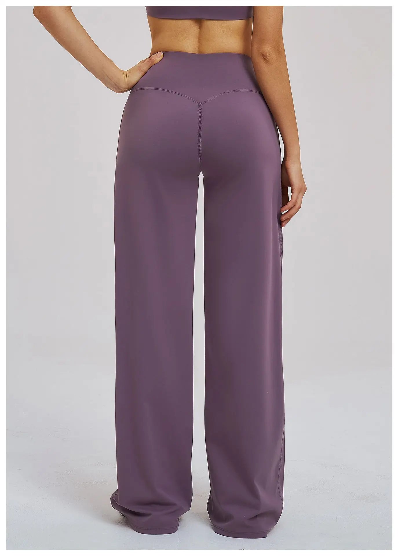 Yoga Flared Pants Women Sexy High Waist Wide Leg Pants Gym Fitness Bell Bottom Trousers Sports Flared Pants Latin Dance Trousers