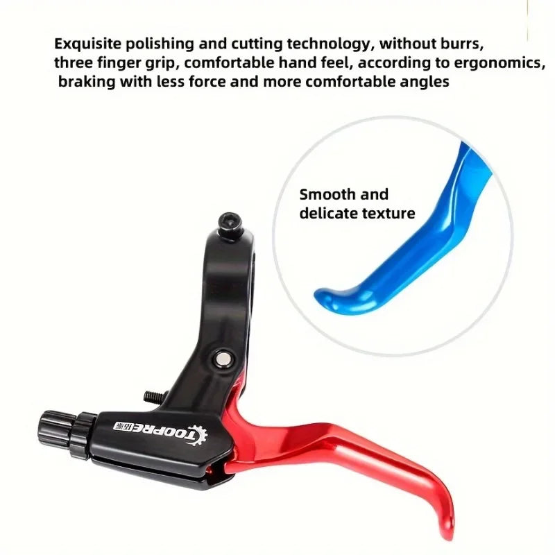 1 Pair Bike Brake Lever High Quality Ultralight Aluminum Alloy Bicycle BMX Brake Handle MTB Mountain Cycling Brake Levers V/Disc