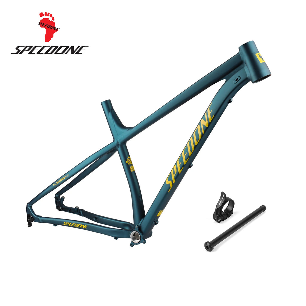 SPEEDONE Bicycle Frame 29er 148mm Aluminum 29 MTB Frame Tapered for Endurance Racing Gradient Color Boost Mountain Bike Frame