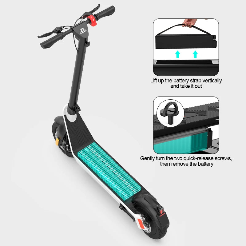 Cheap 2 Big Wheel Electric Scooter,High Powerful Fast E-Scooter, Adult Removable Battery,Elektrik Electrico Commuter Scooter