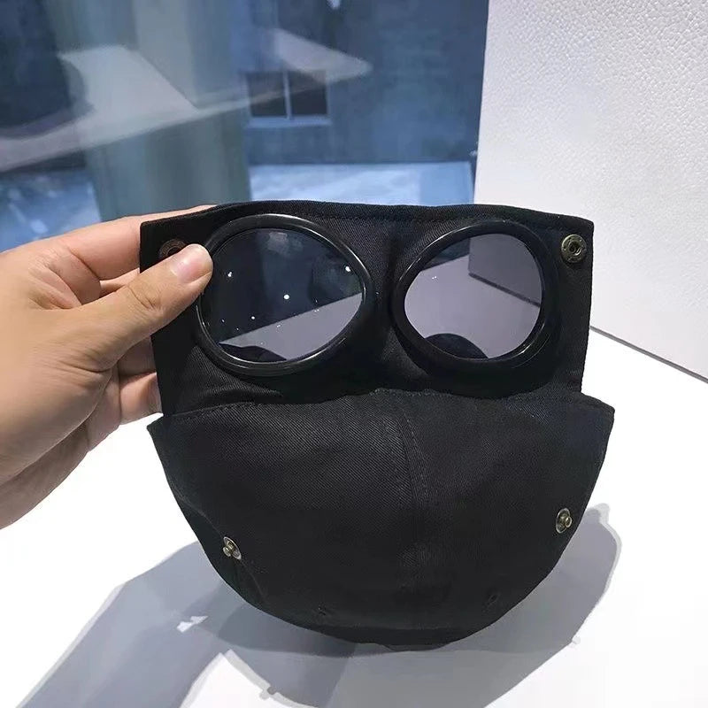 Summer Baseball Cap with Glasses Women Aviator Hat Unisex Sunglasses Cap Male Cap Baseballcap Boys Cap Bonnets Women