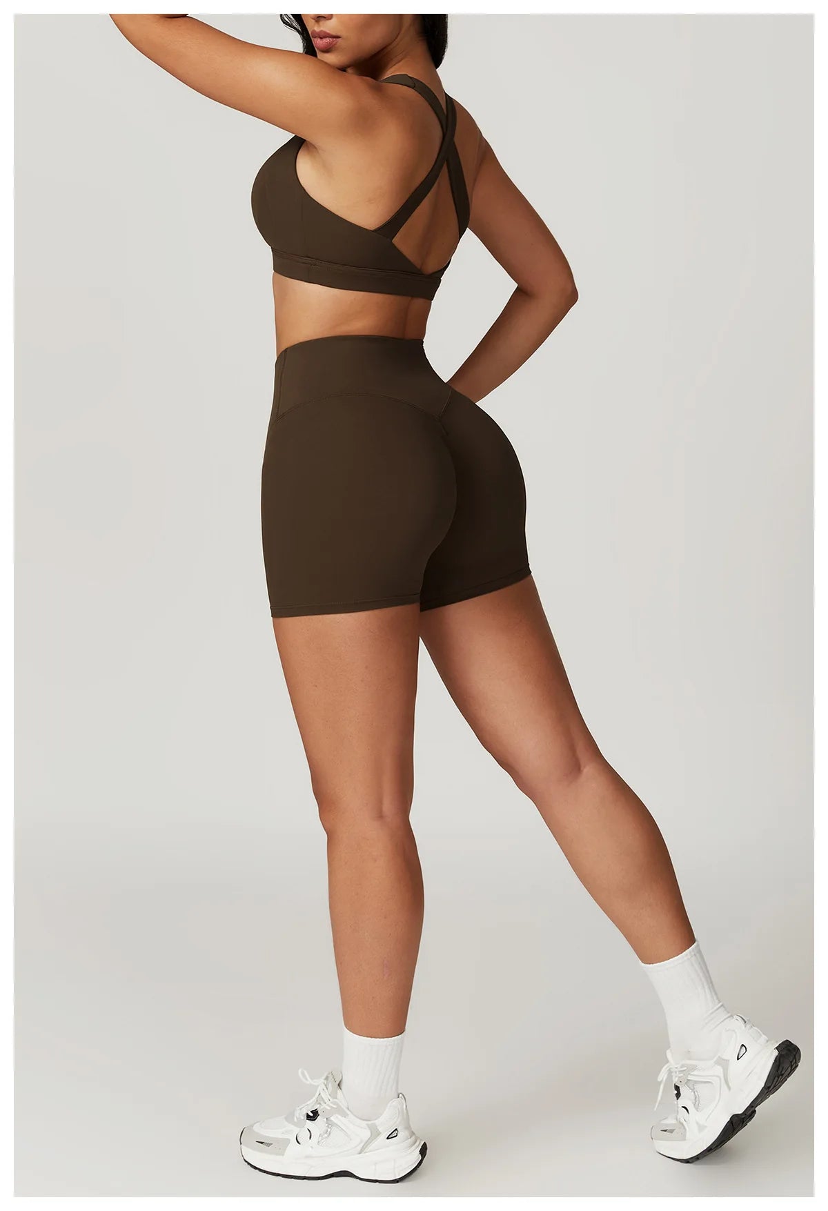 Women's Tracksuit 2PCS Fitness Suit Yoga Sets Sportswear Workout Sports Bra High Waist Leggings Gym Clothing Push Up Sports Suit