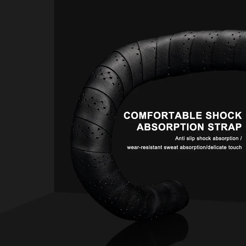 RIDERACE Bicycle Handlebar Tape Road Bike Handle Bar Tapes Anti-slip PU EVA Breathable Cycling Damping Anti-Vibration Straps