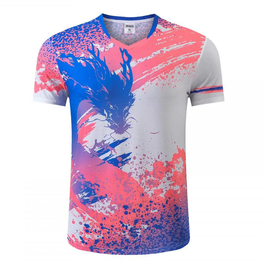 Free Custom Name 2025 China Team Table Tennis Shirts Men Women, Children ping pong t shirt Table tennis clothes Badminton Shirts