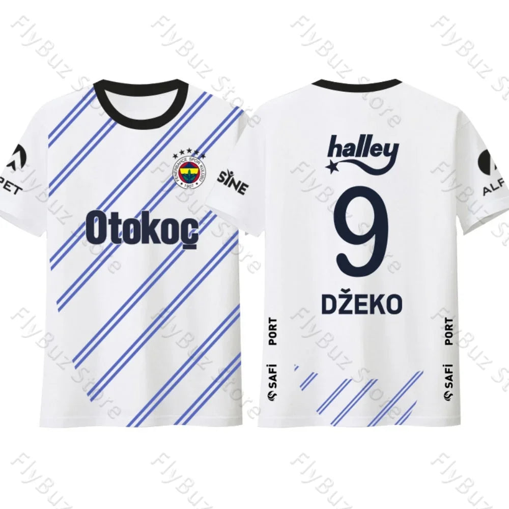 New Fashion Street Breathable Quick-Drying Training Jersey T-Shirt Fenerbahce Fan Jersey Children's Size And Adult Size
