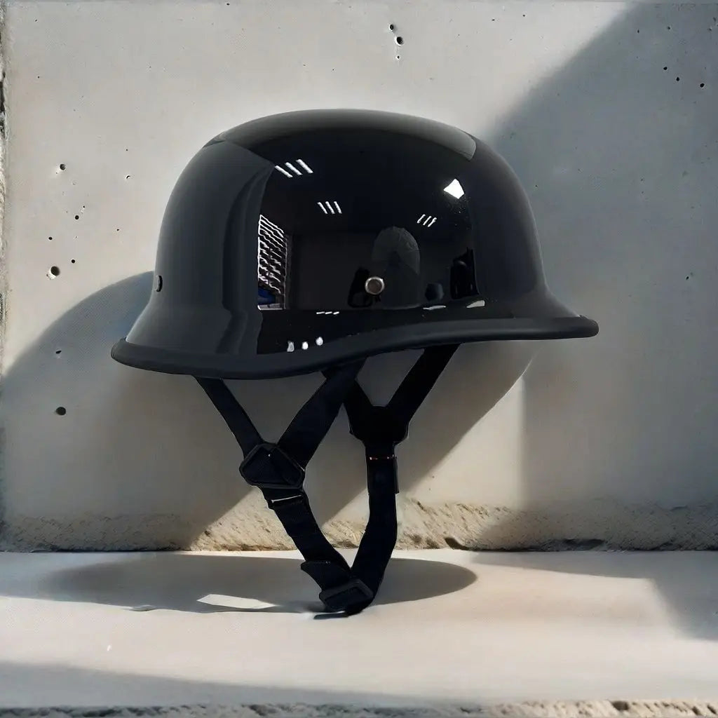 17 Classic Retro Half Helmets for Motorcycle Open Face Helmet Beanie Cruising Skull Cap Small for Motorbike Scooter Chopper