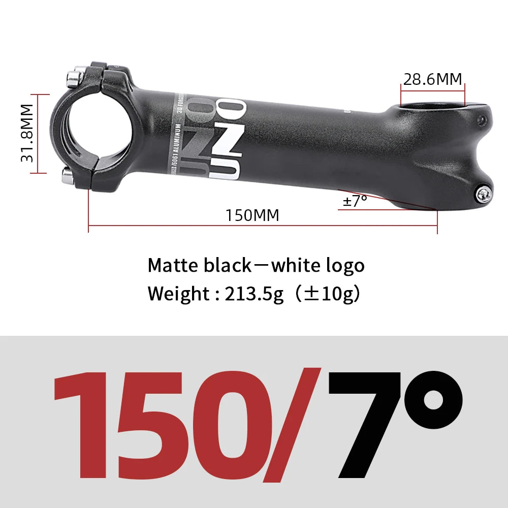 UNO Long Road Bike Stem 140/150mm Mtb Handlebar Stem 7/17 Mtb Bike Table 31.8mm Takeaway Down Stem Bicycle Bridge Mount