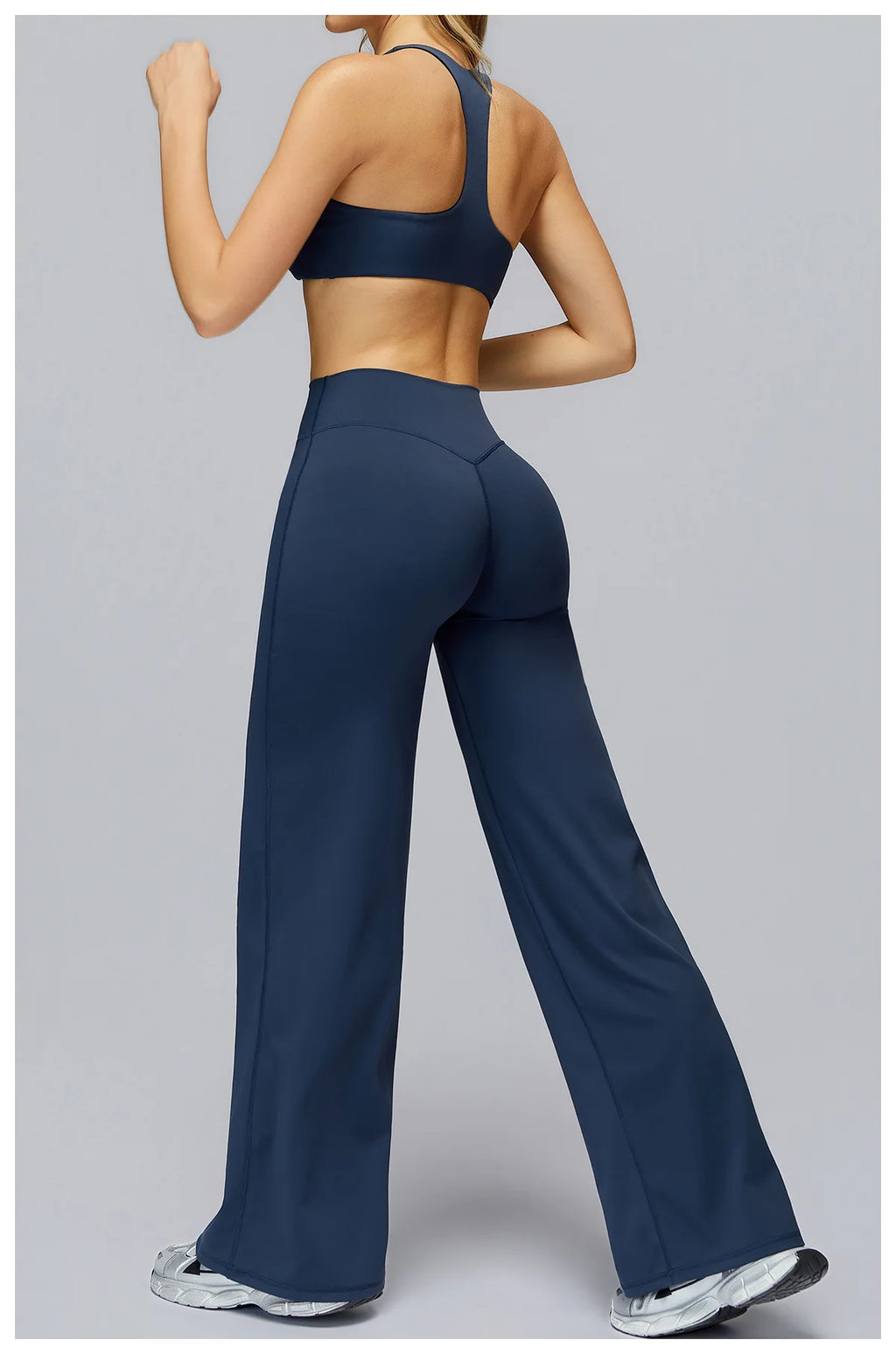 Yoga Set 2 Pieces Sports Outfits Female Clothing Fitness Vest Sportswear Women Tracksuit High Waist Leggings Sport Bra Yoga Suit