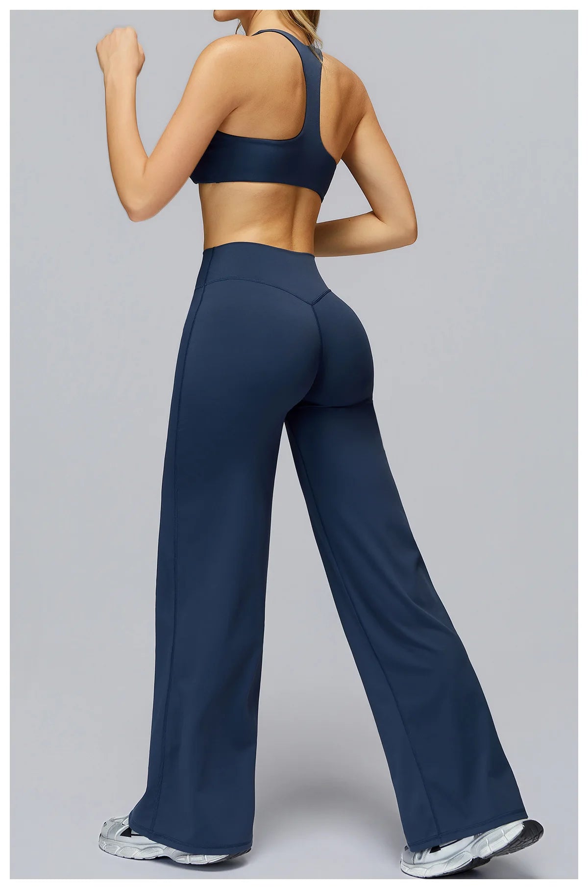 Yoga Set 2 Pieces Sports Outfits Female Clothing Fitness Vest Sportswear Women Tracksuit High Waist Leggings Sport Bra Yoga Suit