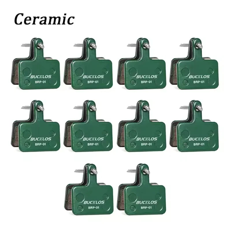 BUCKLOS Bicycle Brake Pads Mountain Road Bike Disc Brake Pads for SHIMANO B01S B03S B05S MT200 MT400 1/2/4/10 Pair Bicycle Parts