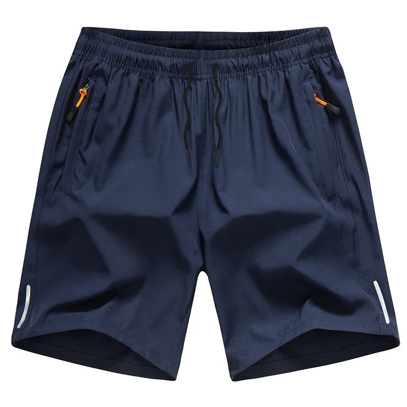 Sports Shorts Man Summer Ice Silk Beach Pants Casual Loose Thin Basketball Running Gym Clothing Shorts Sweat Wicking Hygroscopic