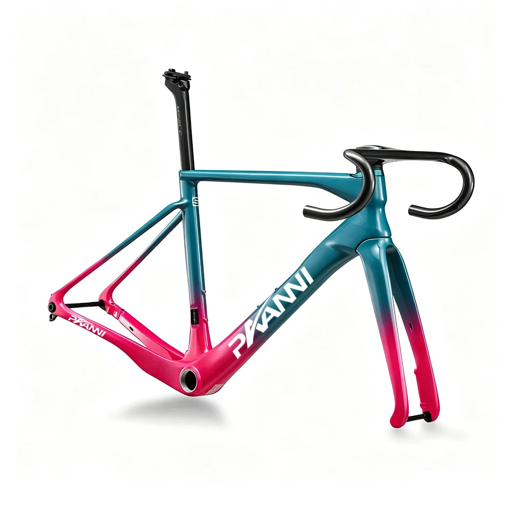 2026 Carbon Road Frame T47 Thread Carbon Bike Frame  Compatible With 700*32C Full Internal Cable Routing Bicycle Frames