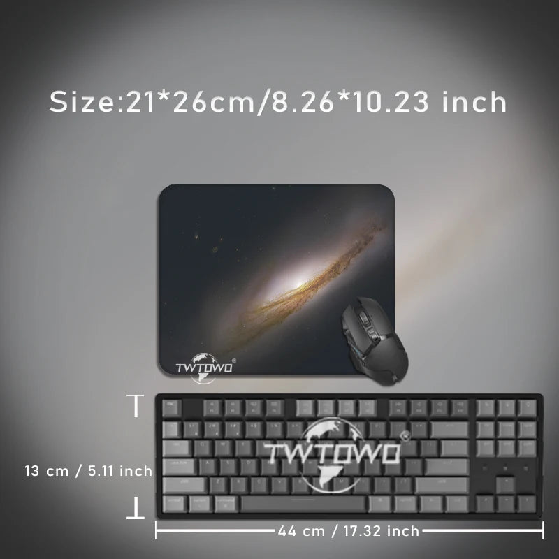 Space Starry Sky Mouse Pad Gaming XL Custom Large Home Mousepad XXL Soft Non-Slip Natural Rubber Gaming laptop Desktop Mouse Pad