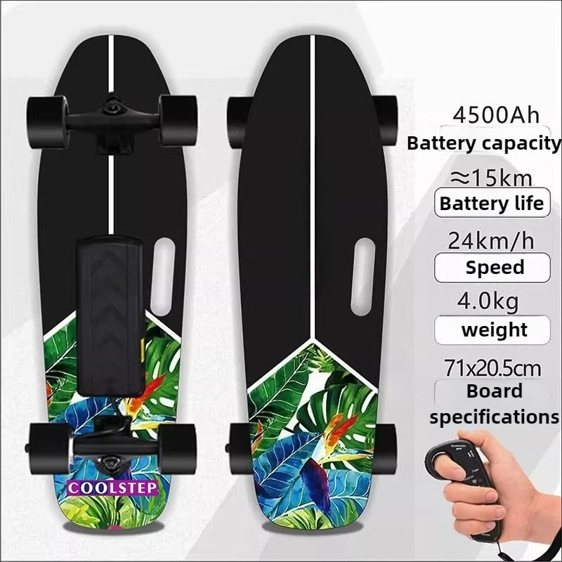 4 Wheel Electric Scooter Single Drive, 15km Range 150KG Load & 30° Climb, 22km/h Speed 90min Charge for Adults Teens Commuters