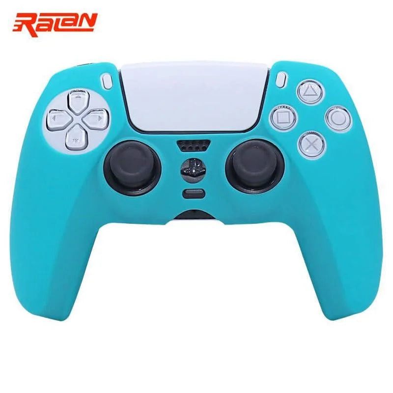 Soft Silicon Protective Case Cover For Playstation 5 Controller Skin Cases For PS5 Gamepad Controle Controller Games Accessories