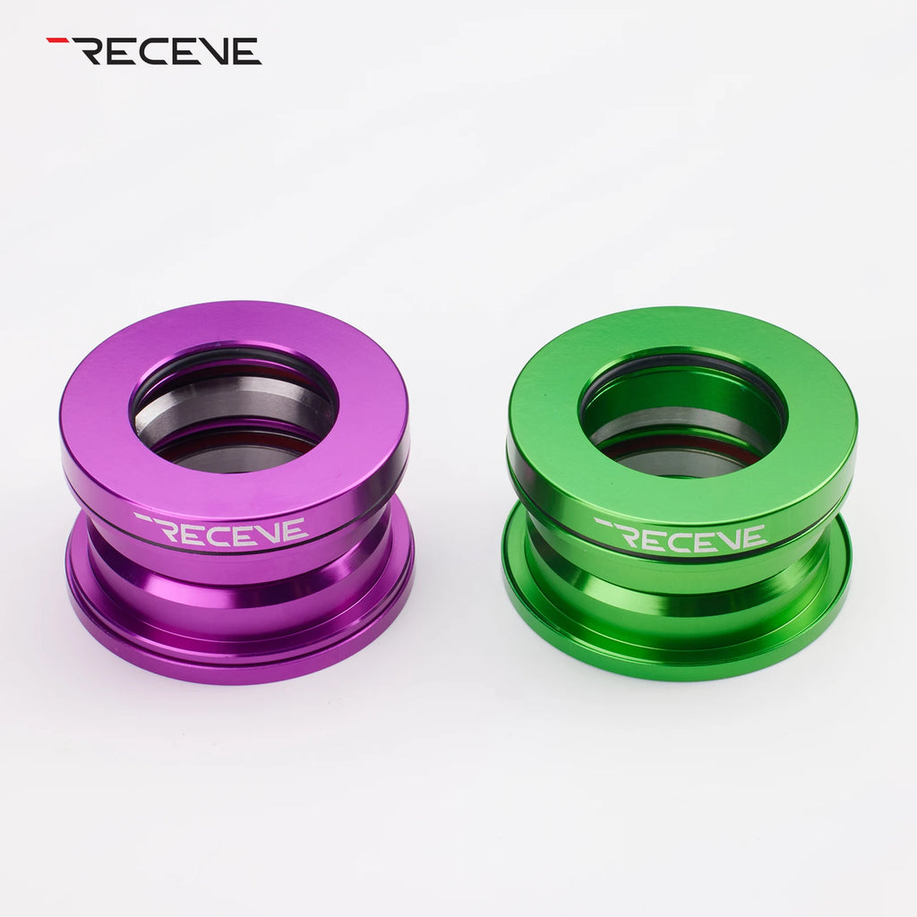 RECEVE Folding Bike Headset 44mm Bmx Headset 1 1/8 Bicycle  Steering Box Cycling Head Set Bearing Aluminum Alloy Steering Column