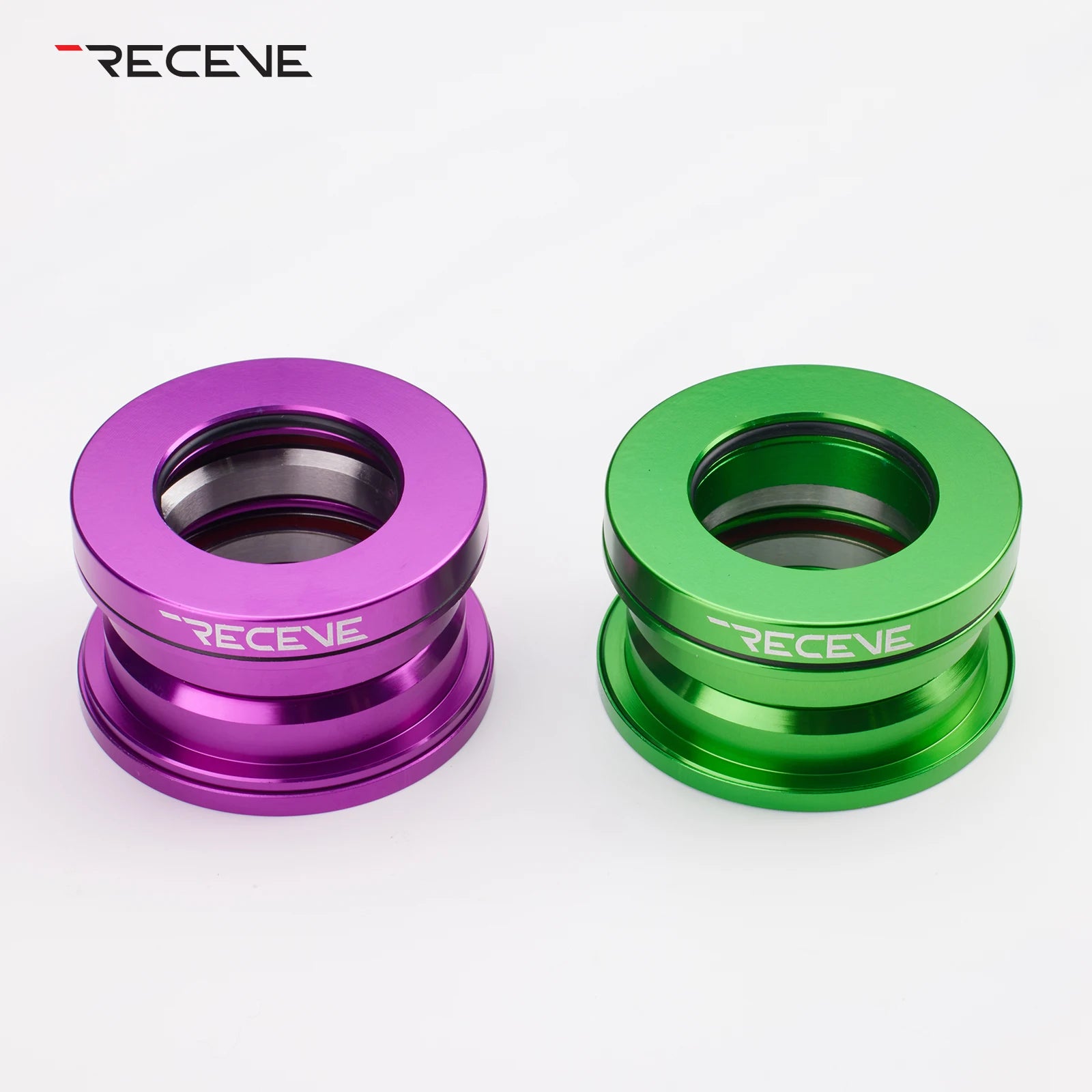 RECEVE Folding Bike Headset 44mm Bmx Headset 1 1/8 Bicycle  Steering Box Cycling Head Set Bearing Aluminum Alloy Steering Column