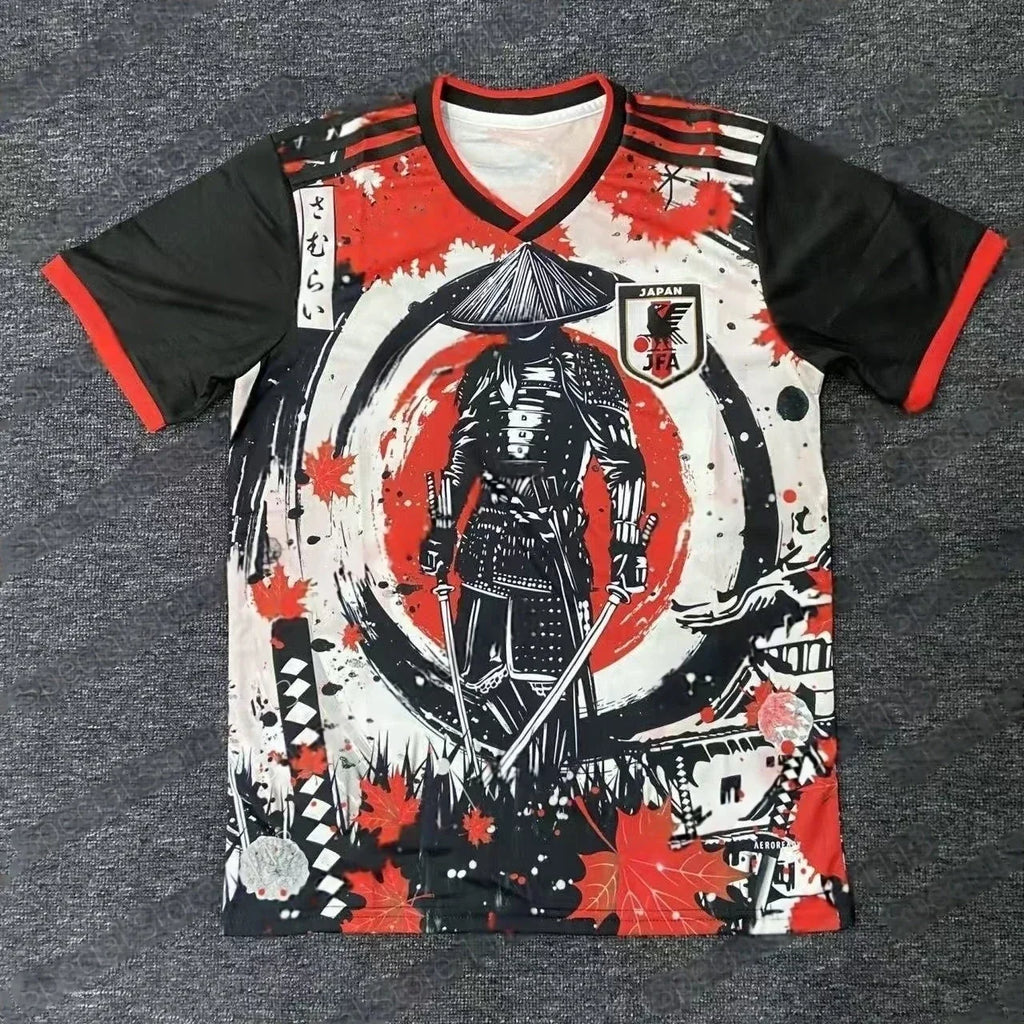 2025 Japanese Football Set Anime Style Fan Player Edition Polyester Breathable Quick-drying T-shirt for Casual Sports Unisex Top
