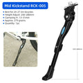 Bicycle Mid Kickstand 24-27.5in Height Adjust MTB Aluminum Alloy Support 13-31cm Pipe Clamping Big Foot Casing Road Sturdy Rack