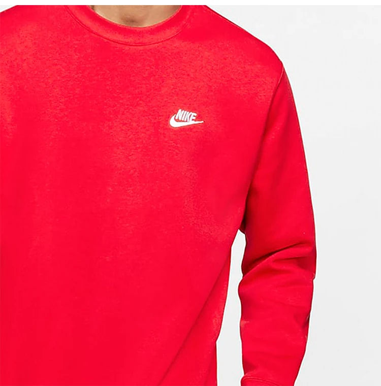 Nike Official Authentic Men's Fleece Knit Round Neck Sweatshirt Pullover BV2663-657