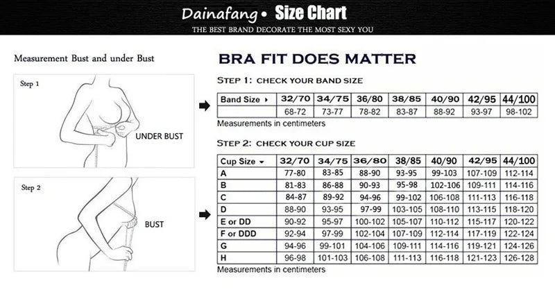 DaiNaFang Sexy Bras For Women Push Up Breathable Adjustable Bow Control Underarm Fat CDE Full Cup Underwear Plus Size Lingerie