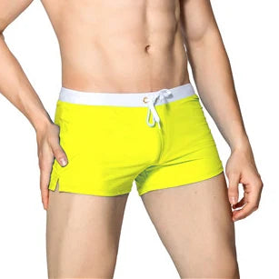 Running Shorts Summer Sexy New Beach Shorts Breathable Quick Dry swimsuit Casual Mens Shorts Gyms Swimwear Boardshorts Trunks