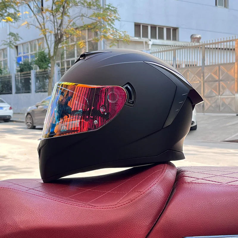 Motorcycle full Face Helmets for Men and Women Moto Racing helmet Adult safety helmet DOT certification