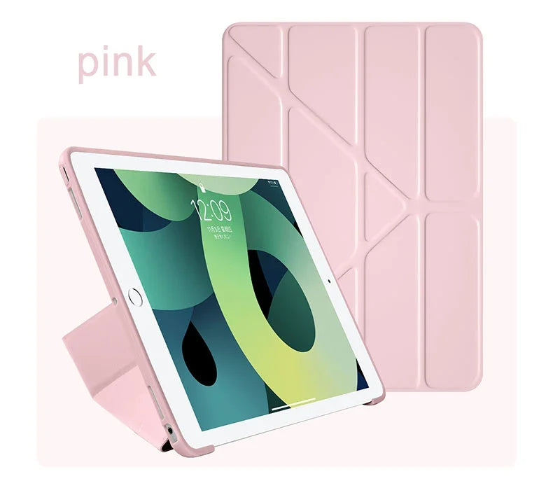 Flip Cover Case For Apple iPad Air Pro MINI 3 4 5 6 7 8 9 10 11 12.9 13 inch Leather Sleeve Stand Auto Sleep Wake Shockproof