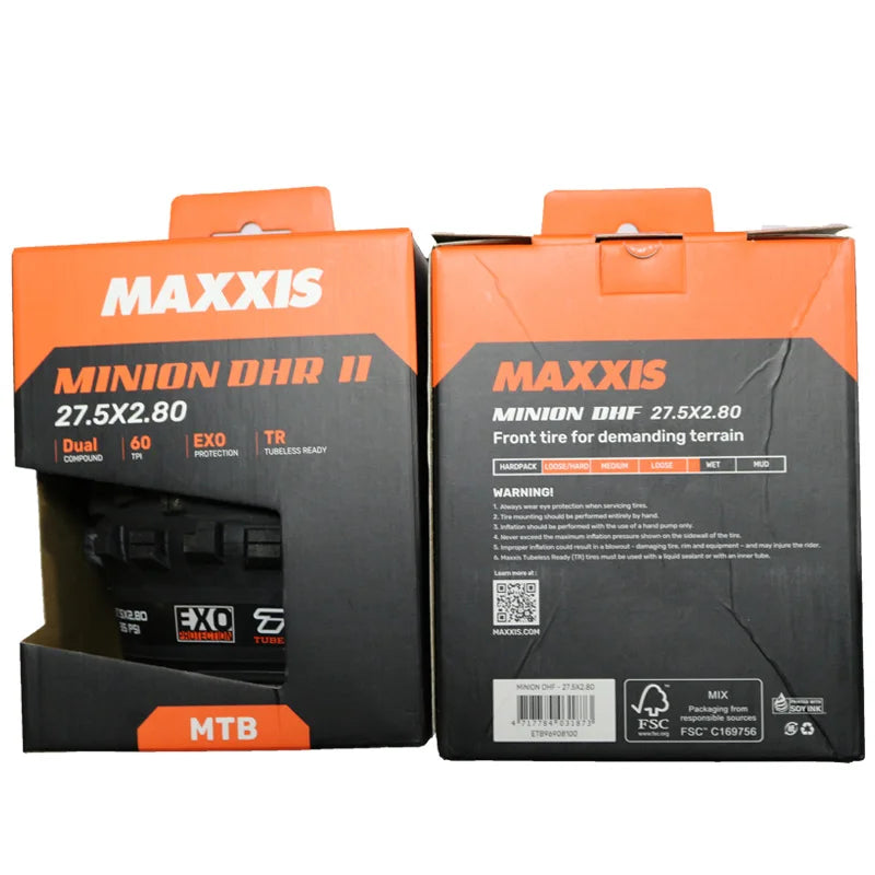 MAXXIS MINION DHR Ⅱ/DHF Mountain Bike Tire 26x2.5 27.5x2.5/2.6/2.8 29x2.3/2.4/2.5/2.6 MTB Downhill Enduro Trail Bicycle Tires