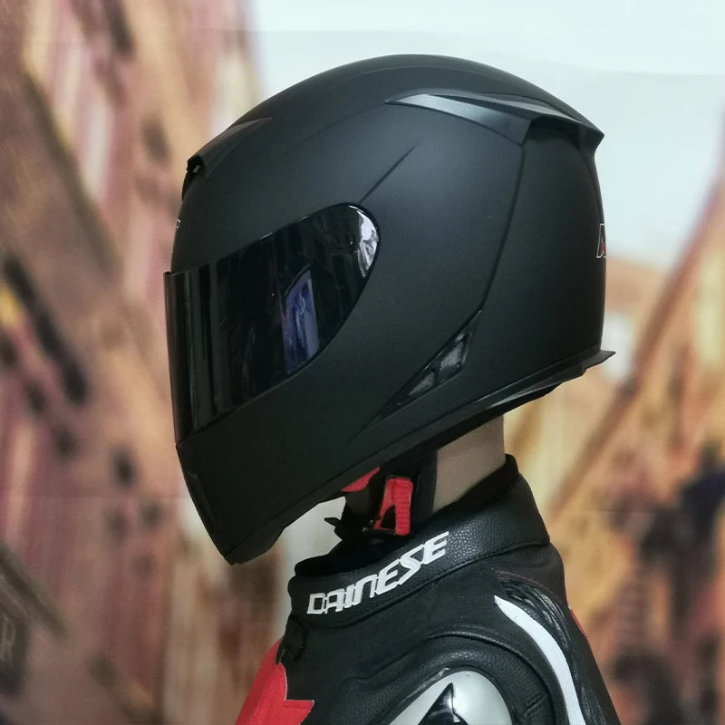 AIS helmet men and women electric motorcycle hard hat full helmet four-season summer knight head