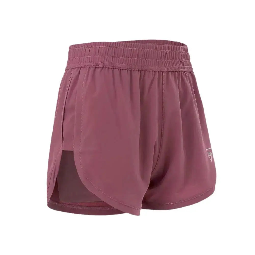 New Gym Sport Shorts Casual Outdoor Running Quick Dry Pants High Short Waist Two Training Pieces Elastic Women Shorts Short J7J7