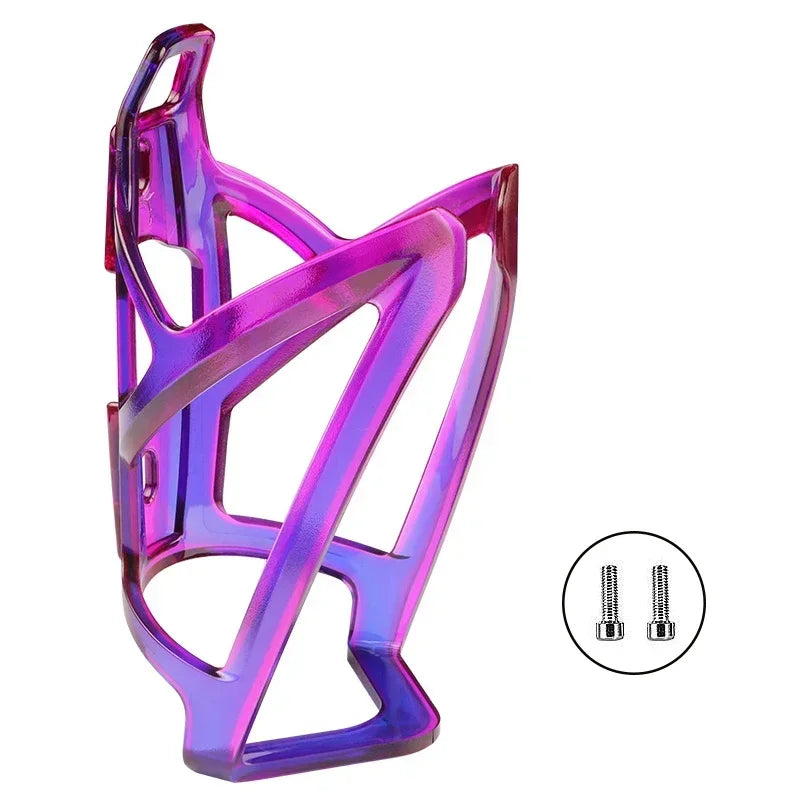 Bicycle Water Bottle Cage Colorful Gradient Cycling Bottle Holder Ultralight MTB Road Bike Water Bottle Bracket Accessories