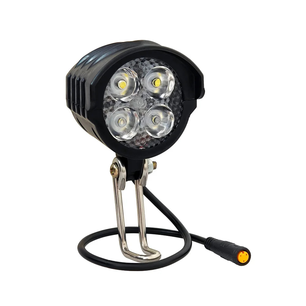 Ebike LED Light Electric Bike Headlight Kit Front Rear Lamp with Horn 36V 48V Mountain Bike Accessories Bicycle Lights