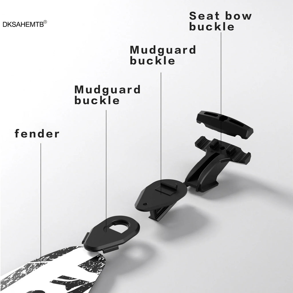Bicycle Mudguard Fenders Waterproof Rear Tail Under Saddle Fender for Road/Mountain Bike Accessories