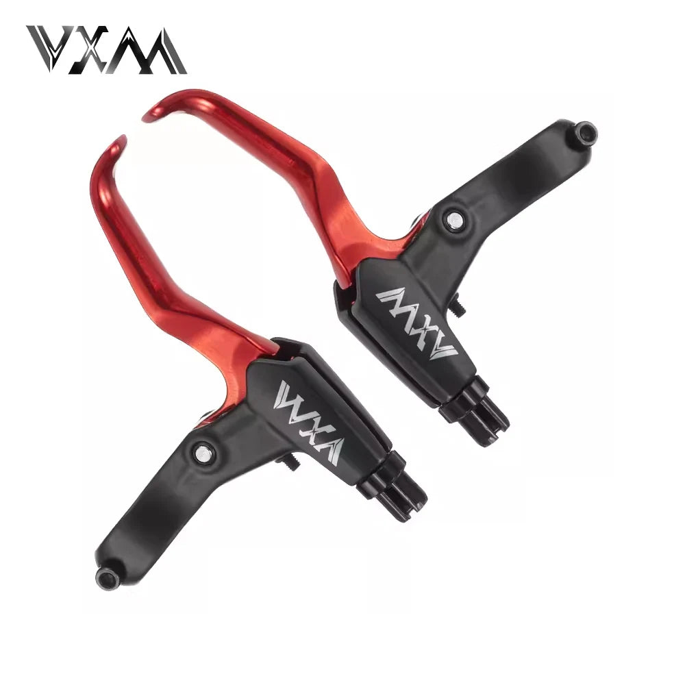 1 Pair Bike Brake Lever High Quality Ultralight Aluminum Alloy Bicycle BMX Brake Handle MTB Mountain Cycling Brake Levers V/Disc