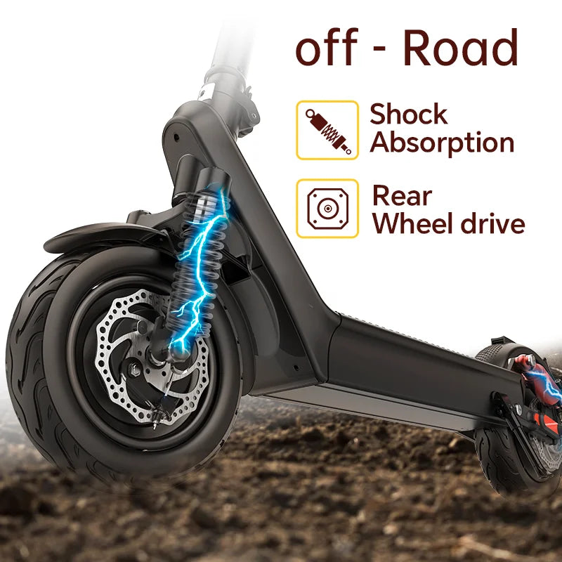 Double Shock Absorbing Folding Electric Scooter 36v 48v 500w 550w Powerful Electric Scooter Adult Use