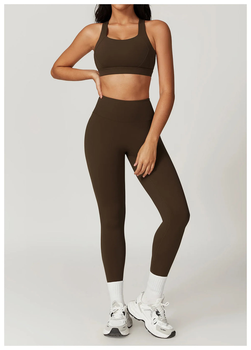 Women's Tracksuit 2PCS Fitness Suit Yoga Sets Sportswear Workout Sports Bra High Waist Leggings Gym Clothing Push Up Sports Suit
