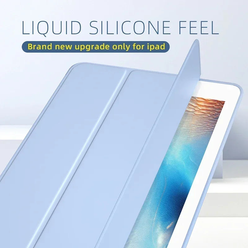 Flip Cover Tablet Case For iPad Air Pro MINI Cases 3 4 5 6 7 8 9 10 Generation 11 13 12.9 2024 2025 Leather Sleeve Stand Cases