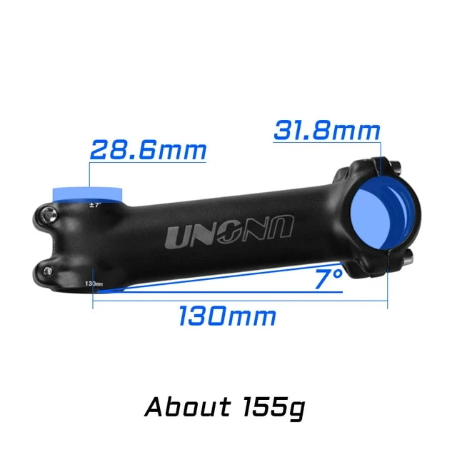 UNO MTB Bike Stem -7 17 35 Degree Ultralight Aluminum Alloy 31.8mm 60 70 80 90 100 110 120 130mm Road Bicycle Stem King Alloy