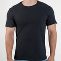 Men Women O Neck T-shirt High Qualtity Cotton Tee Solid Color Short Sleeved T Shirts Black White Breathable Clothing Couple Tops
