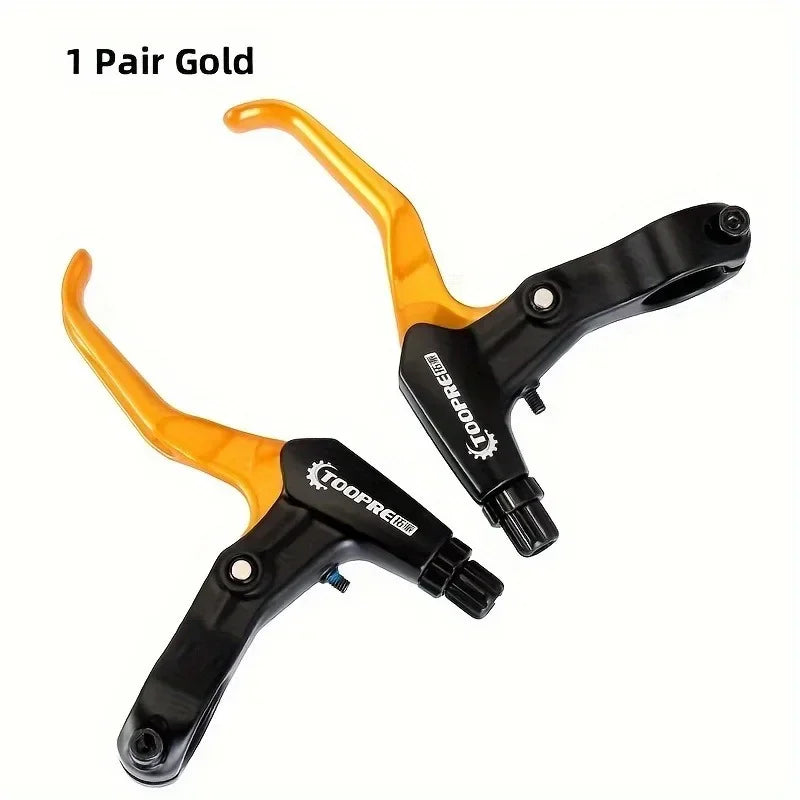 1 Pair Bike Brake Lever High Quality Ultralight Aluminum Alloy Bicycle BMX Brake Handle MTB Mountain Cycling Brake Levers V/Disc