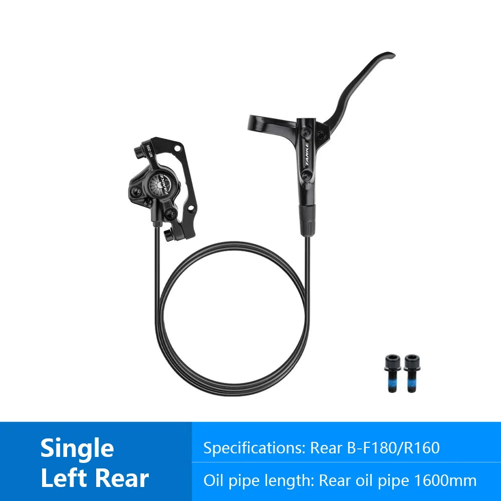 MT200 Bike Hydraulic Disc Brake MTB Brake BL BR 800/1600mm Bicycle Brake 2 Piston 3 Finger Steel Lever Bike Parts Upgrade