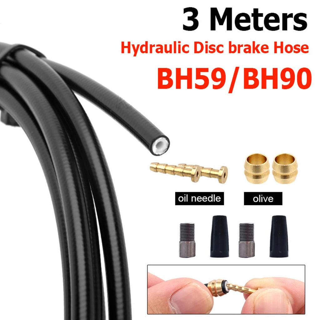 BH59 BH90 Hydraulic Disc Brake Hose 3M Bicycle Brake Cable Olive Set for Shimano DEORE XT SLX XTR MT200 M395 M375 MTB Parts
