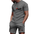 2026 Summer Men's Casual Loose Comfortable Mesh Breathable Quick-Dry Short-Sleeved Sports T-Shirt Shorts Set