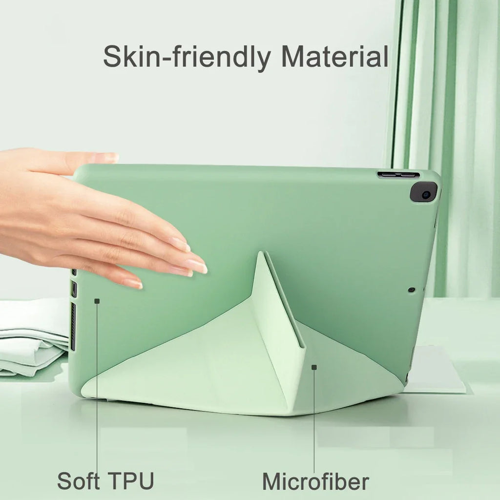 Flip Cover Case For Apple iPad Air Pro MINI 3 4 5 6 7 8 9 10 11 12.9 13 inch Leather Sleeve Stand Auto Sleep Wake Shockproof