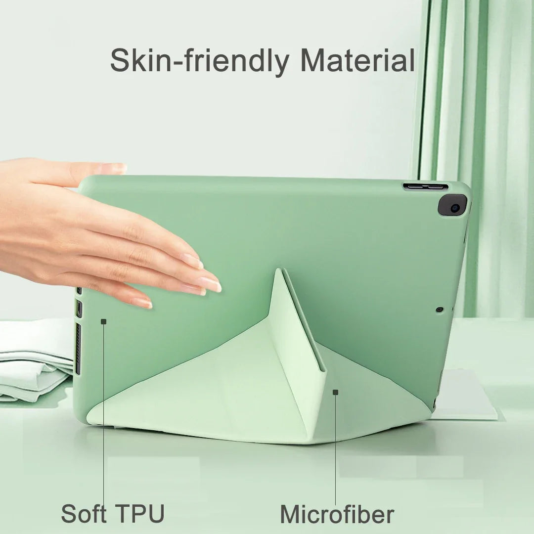 Flip Cover Case For Apple iPad Air Pro MINI 3 4 5 6 7 8 9 10 11 12.9 13 inch Leather Sleeve Stand Auto Sleep Wake Shockproof